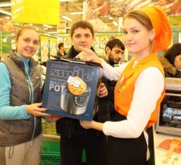 Проведение дегустации промоутерами в  магазинах  Москвы.
